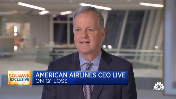 American Airlines CEO: Cash flow will continue to accelerate into Q2