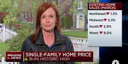 Existing home sales up 12.3% vs. a year ago