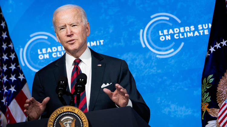 Biden pledges to slash U.S. greenhouse gas emissions in half by 2030