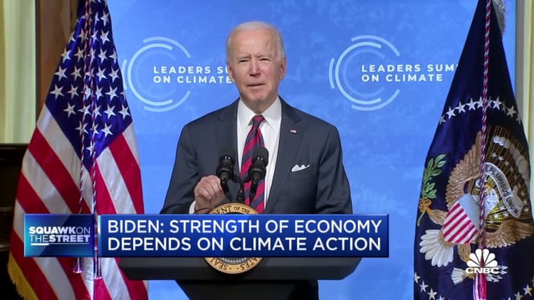 Biden: Strength of economy depends on climate action