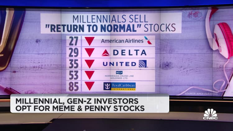 Millennial, Gen-Z investors are buying meme and penny stocks