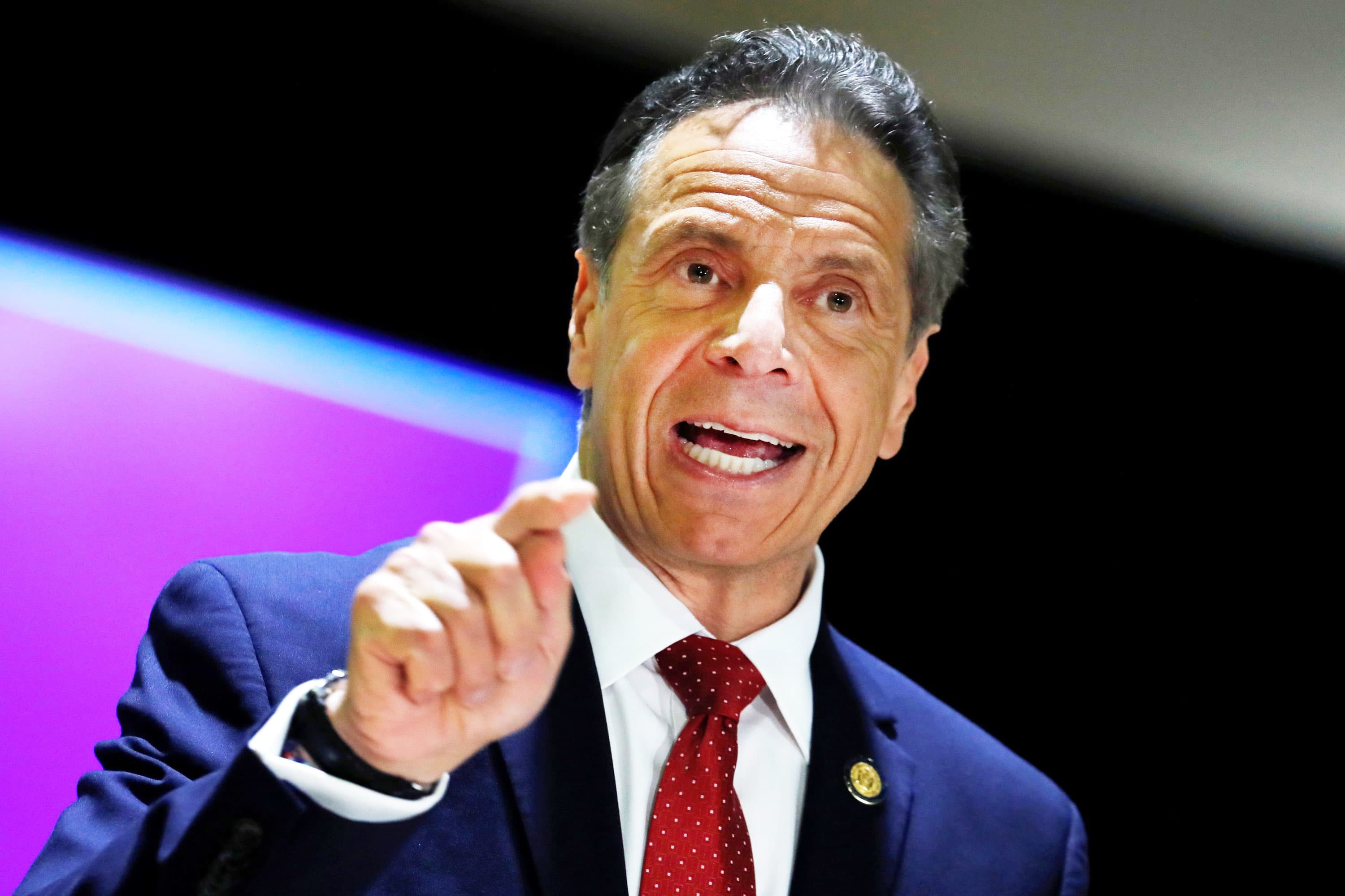 New York Gov. Cuomo asks private businesses to require Covid vaccination for adm..