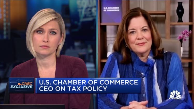 We'll make sure Biden's Capital gains tax hike doesn't pass: U.S. Chamber of Commerce CEO