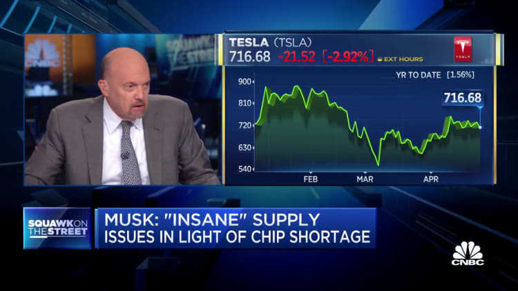 Cramer: Musk shouldn't go on SNL after latest quarterly results