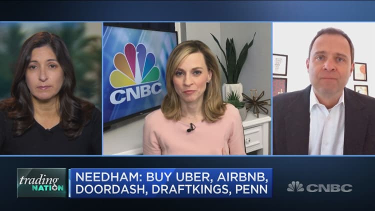 DoorDash, Airbnb, Uber get new buy ratings. Top names to watch