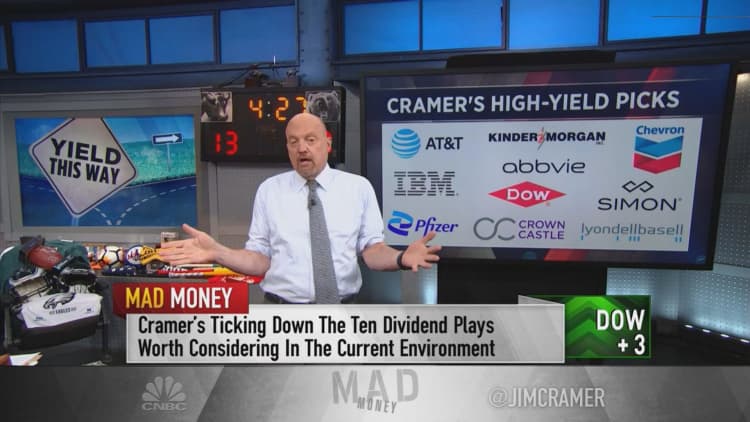 Biden's capital gains proposal could make dividend stocks more attractive, Jim Cramer says