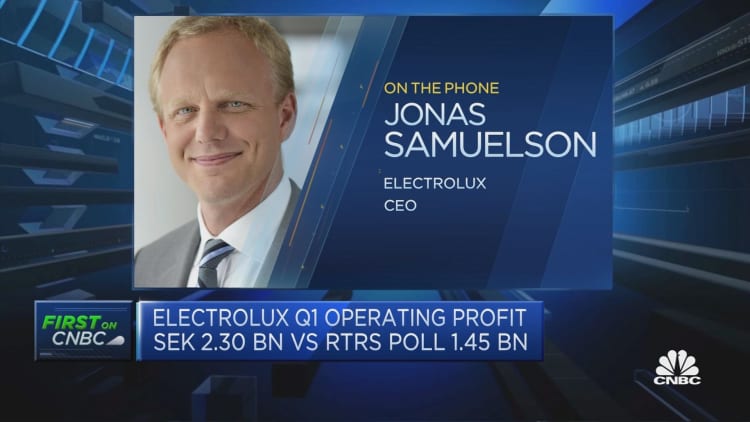 Electrolux CEO: High demand reflects the needs of stay-at-home consumers