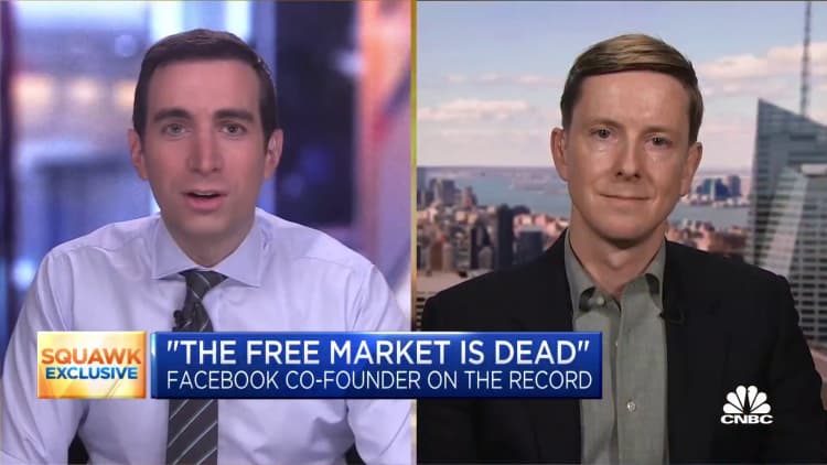 Why Facebook co-founder Chris Hughes says 'the free market is dead'