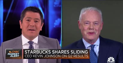 Full interview with Starbucks CEO on Q2 results, sales recovery and more