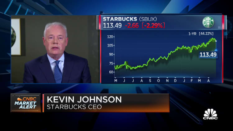 Starbucks CEO Kevin Johnson on China, U.S. store growth