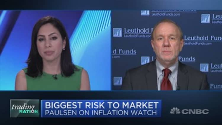 Biggest risk facing investors is runaway inflation, Leuthold's Jim Paulsen warns