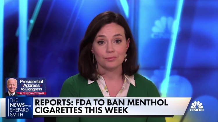 FDA to ban menthol cigarettes this week
