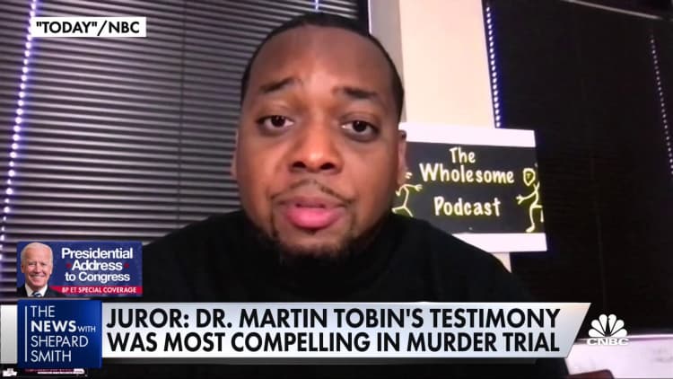 Chauvin juror says Dr. Martin Tobin's testimony was most compelling in trial