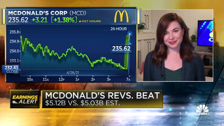 McDonald's reports strong Q1 with beats on top and bottom lines