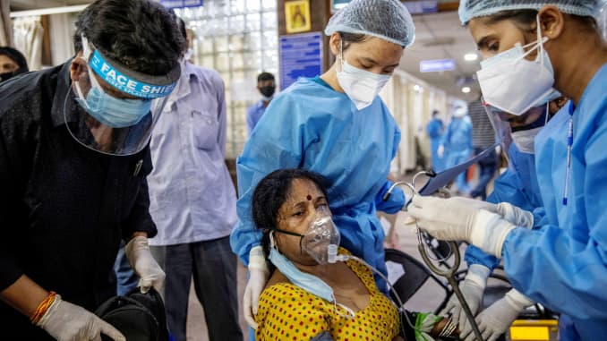 India Covid crisis: More than 6.6. million cases in April