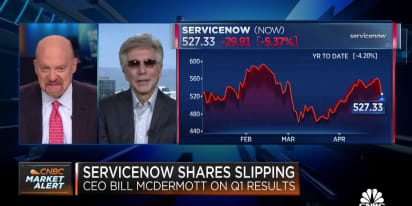 ServiceNow CEO Bill McDermott addresses shares slipping on Q1 results