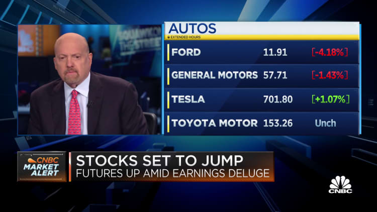 Cramer on how the global chip shortage impacted Ford's earnings