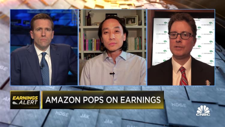 Amazon stock pops after earnings