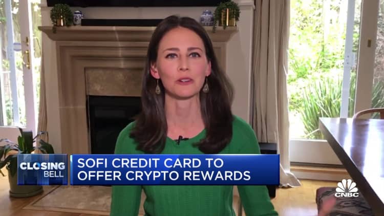 SoFi latest to offer crypto rewards for credit card
