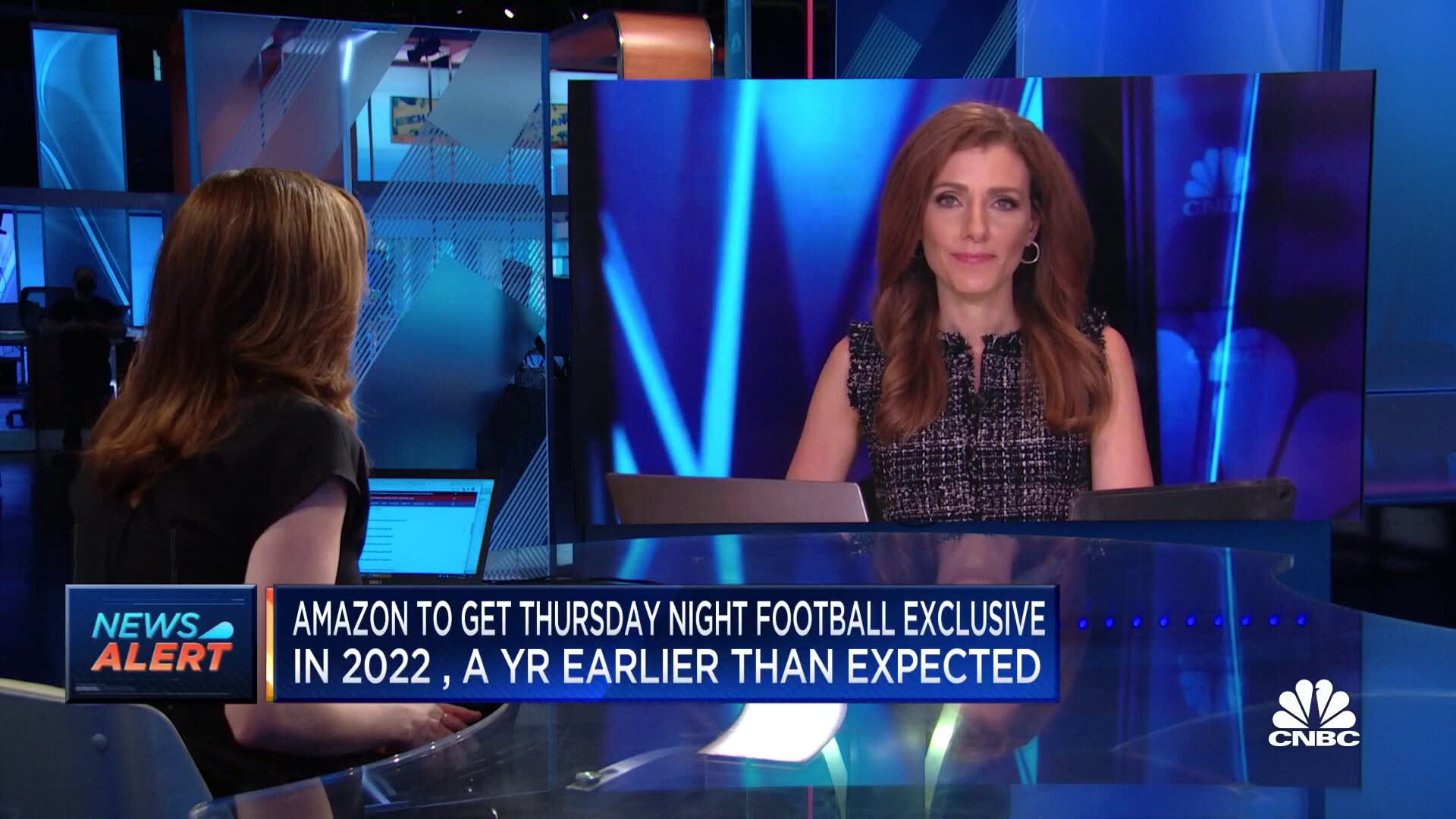 Amazon to get Thursday Night Football exclusive in 2022, earlier than