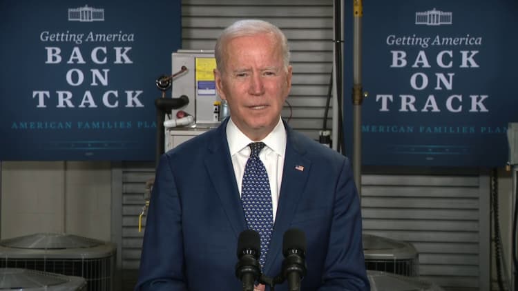 President Biden talks about American Families Plan at Virginia community college