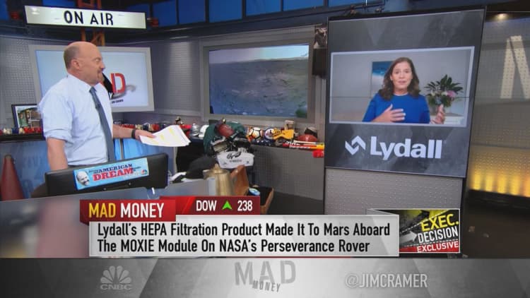 Lydall CEO says company is testing air filters on Mars on NASA rover