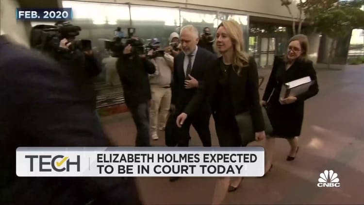 Elizabeth Holmes set to be in court today