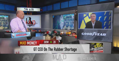 Goodyear CEO says company is not worried about potential rubber shortage