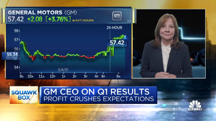 GM CEO Mary Barra on Q1 earnings beat, reaffirming full-year guidance