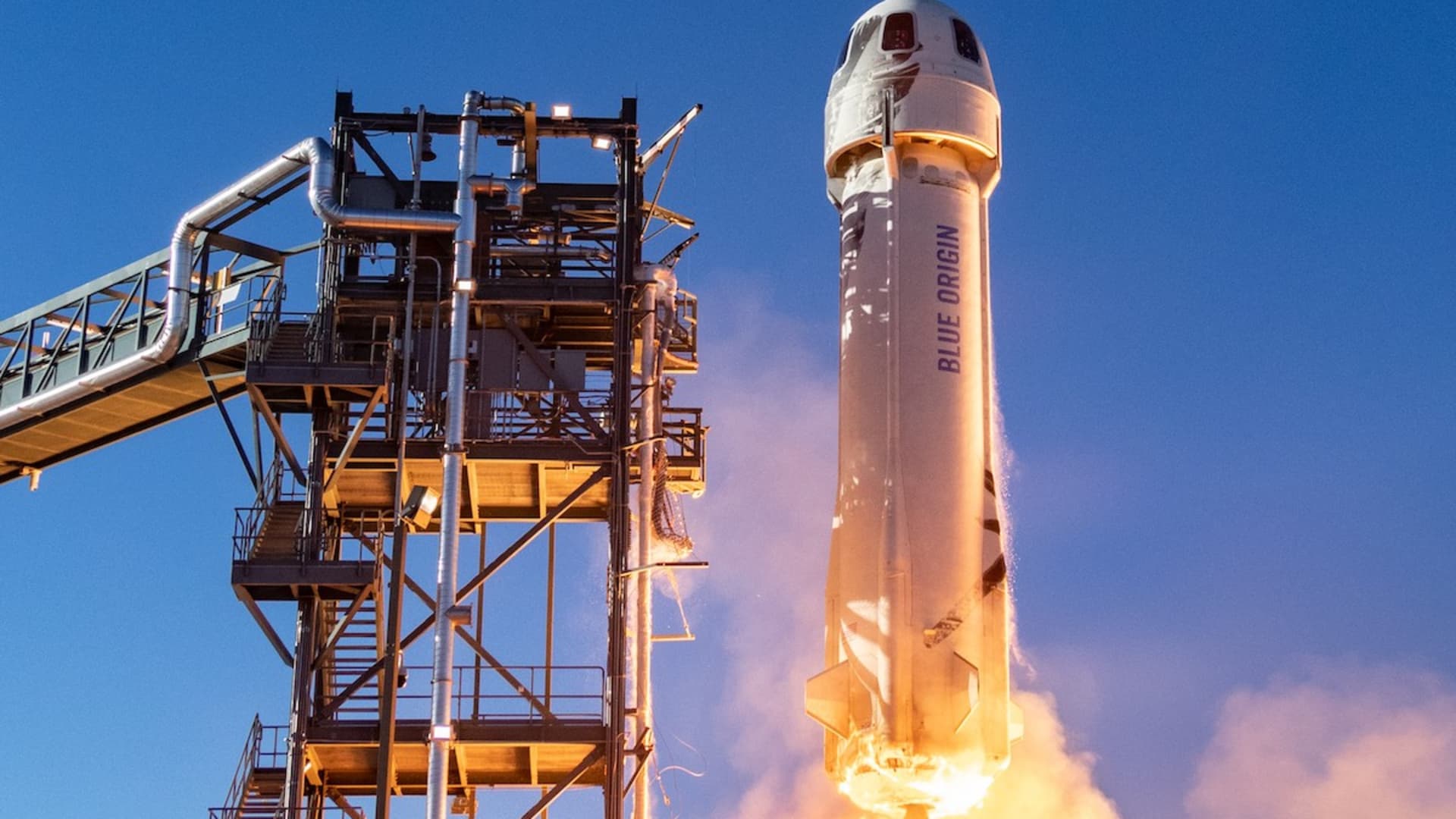 Jeff Bezos' Blue Origin space tourism flight launches July 20