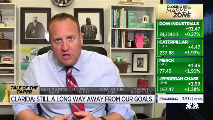 Josh Brown believes the Fed will have to taper before the end of 2021