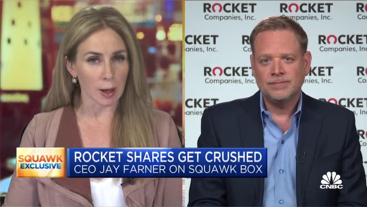 Rocket Companies CEO Jay Farner on the stock's short squeeze