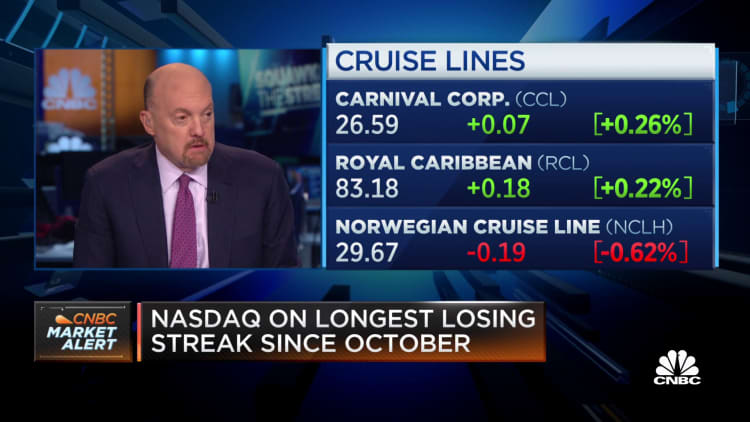 Cramer: CDC is making it difficult for cruise lines to bounce back