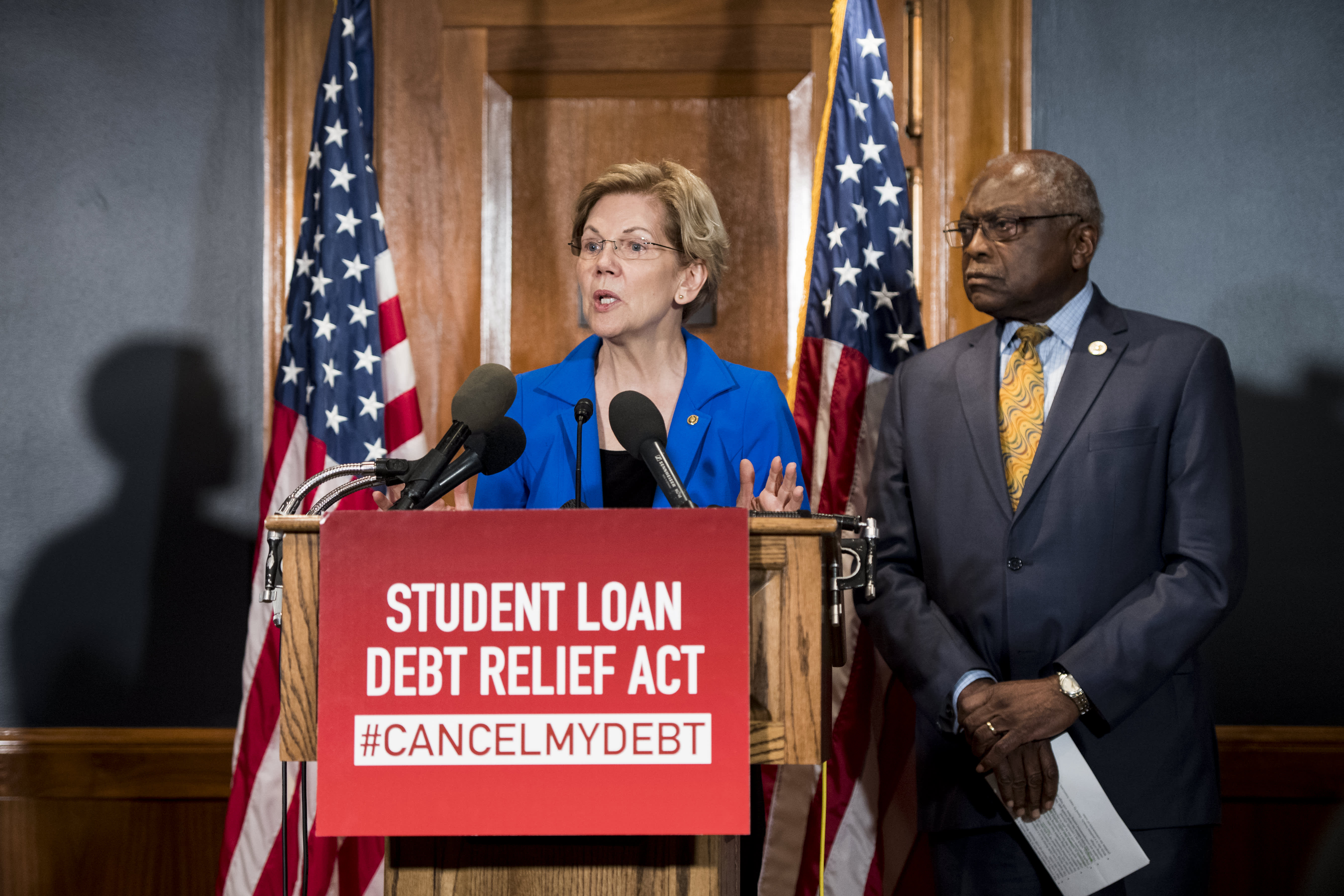 Warren pushes Biden to forgive student debt as White House considers his legal authority
