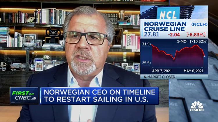 Norwegian Cruise Line CEO: We've mandated 100% vaccinations