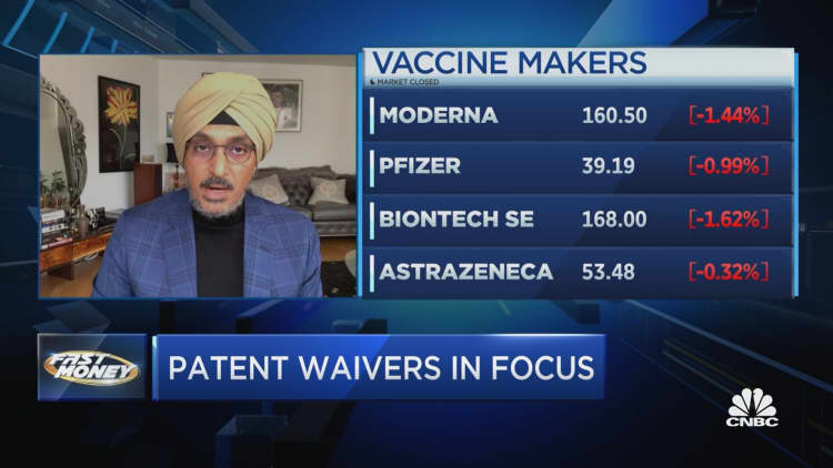 Oppenheimer health care analyst on whether vaccine makers should lose sleep over patent waivers