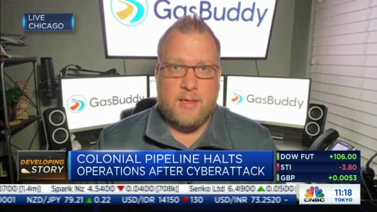 The market is responding 'very cautiously' to the Colonial Pipeline outage: GasBuddy