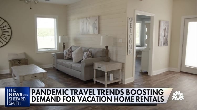 Pandemic travel trends boost demand for vacation rentals