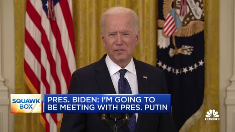 President Biden says he will address Colonial Pipeline hack with Putin