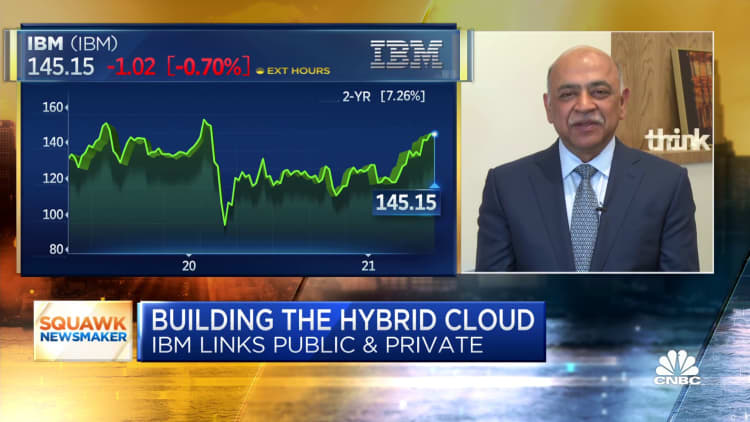 IBM CEO Arvind Krishna on the company's 'hybrid cloud' strategy