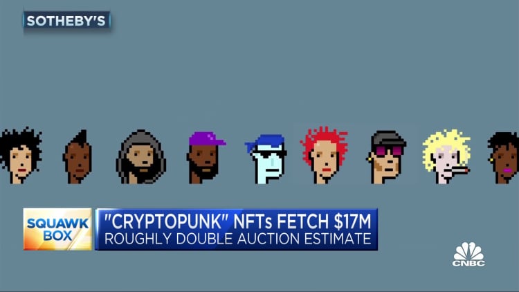 CryptoPunks NFTs sell for $17 million at Christie's auction