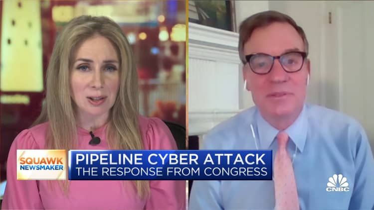 Senate Intelligence Committee Chair Mark Warner on Colonial Pipeline hack