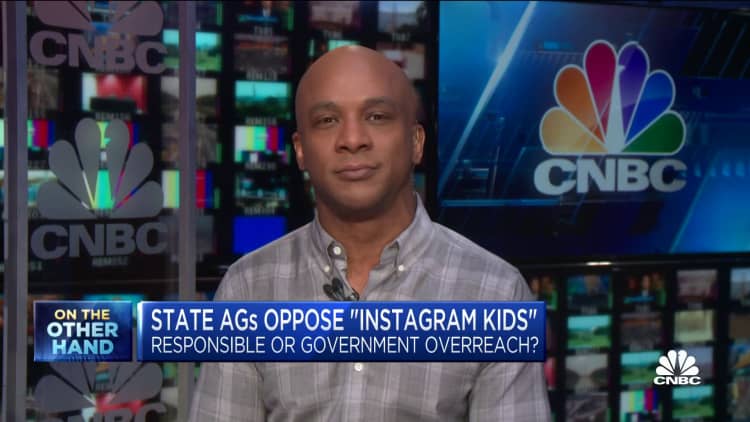 Is it appropriate for more than 40 state AGs oppose 'Instagram Kids'?