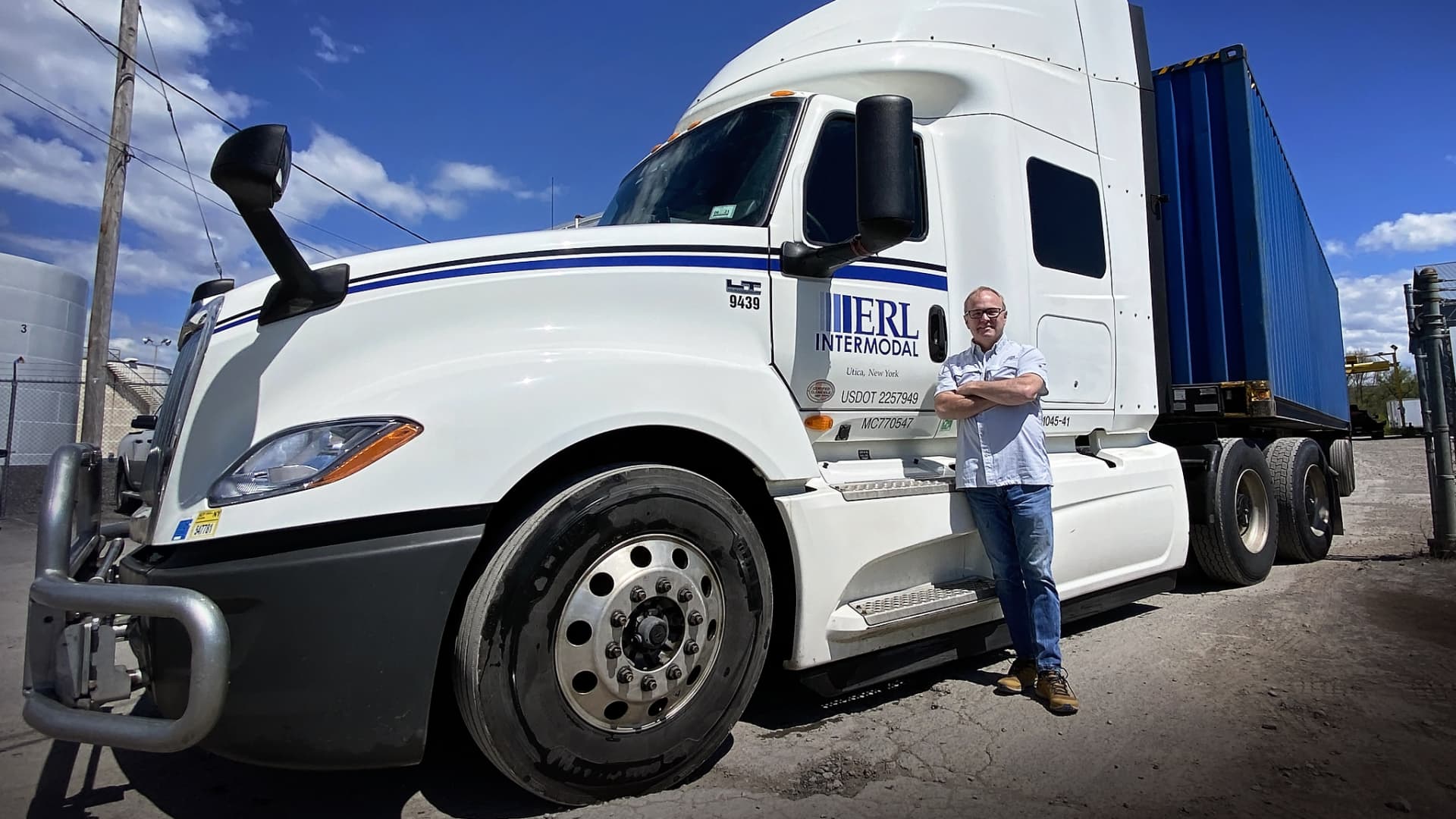 Steve Sperbeck, general manager for ERL Intermodal in Utica, New York, is having a hard time finding drivers.