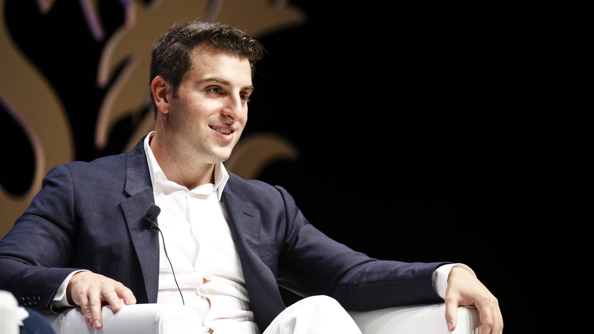 Airbnb CEO Brian Chesky attends the Cannes Lions on June 20, 2016, in Cannes, France.