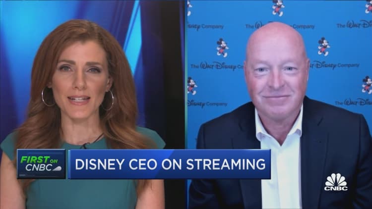Disney CEO discusses earnings, parks and the company's revenue miss