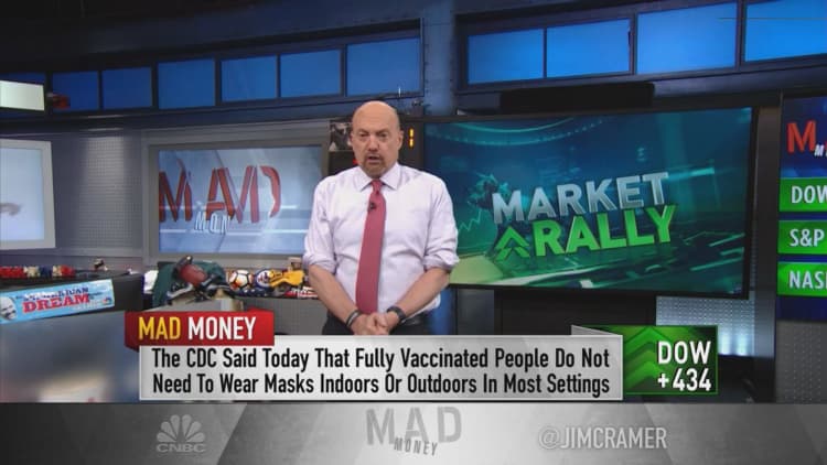 Jim Cramer: What CDC's new mask guidance means for the stock market