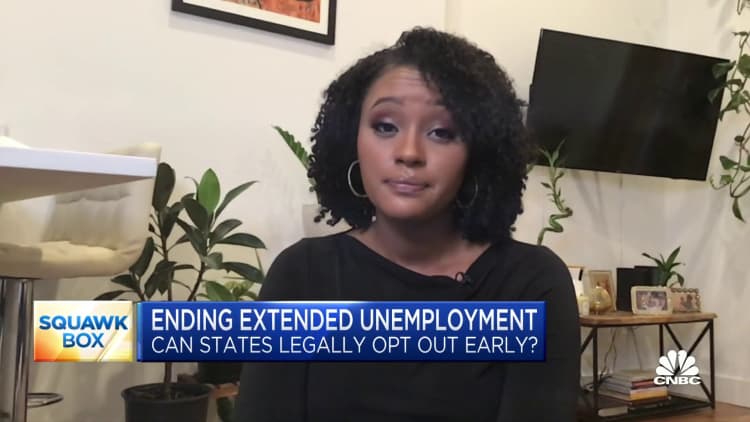 Can states legally opt out early of enhanced unemployment benefits?