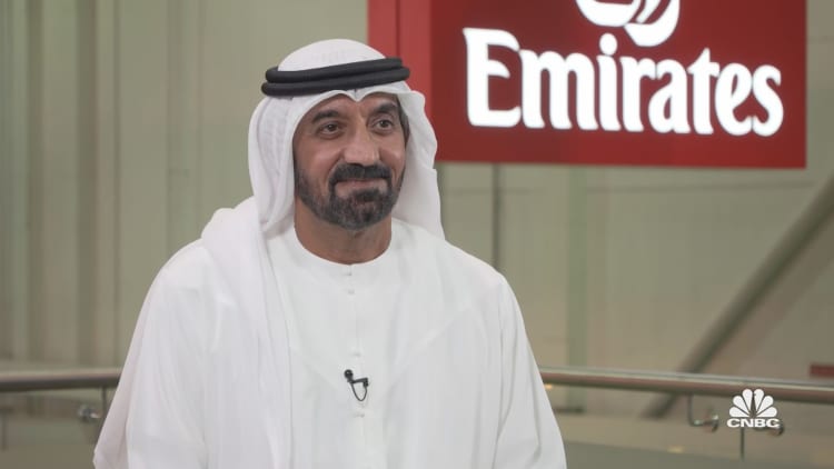 UAE officials are in discussions with UK over travel ban, Emirates chairman says