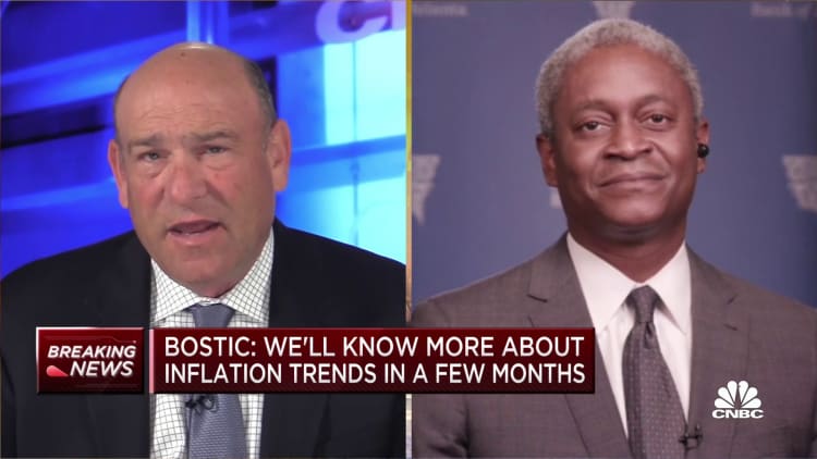Atlanta Fed's Bostic: Now isn't the time for Fed to consider moving